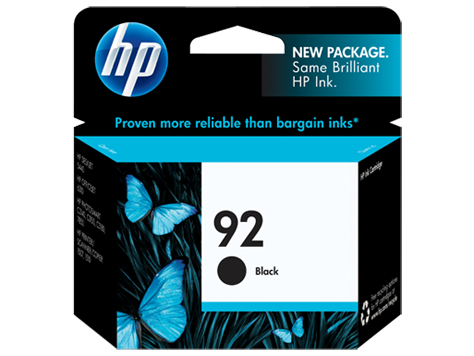 HP 92 (C9362WN) Black Original Ink Cartridge (220 Yield)